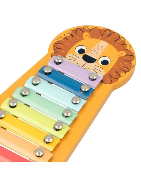 Xylophone Woomax Lion Wood 16 x 2,5 x 26 cm (6 Units)