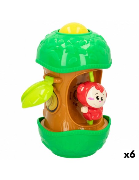 Interactive Toy for Babies Winfun Monkey 11,5 x 20,5 x 11,5 cm (6 Units)