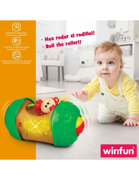 Interactive Toy for Babies Winfun Monkey 11,5 x 20,5 x 11,5 cm (6 Units)