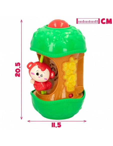 Interactive Toy for Babies Winfun Monkey 11,5 x 20,5 x 11,5 cm (6 Units)