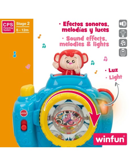 Children's camera Winfun Blue 17 x 16,5 x 8 cm (6 Units)