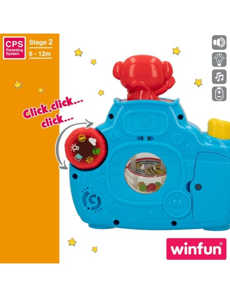 Children's camera Winfun Blue 17 x 16,5 x 8 cm (6 Units)