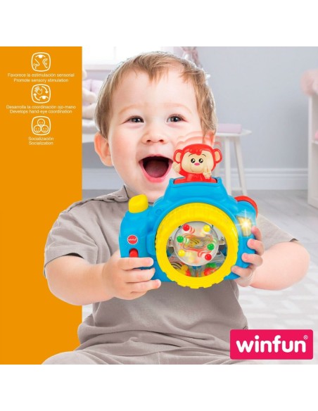 Children's camera Winfun Blue 17 x 16,5 x 8 cm (6 Units)