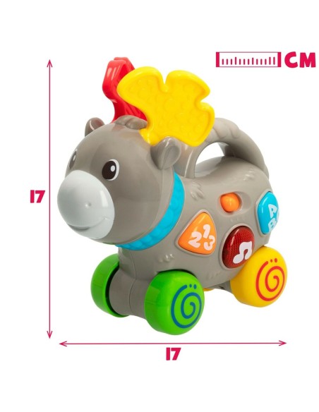 Pull-along toy Winfun Elk 17 x 17 x 7,5 cm (6 Units)