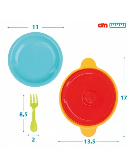 Toy Food Set Colorbaby Kitchenware and utensils 20 Pieces (12 Units)
