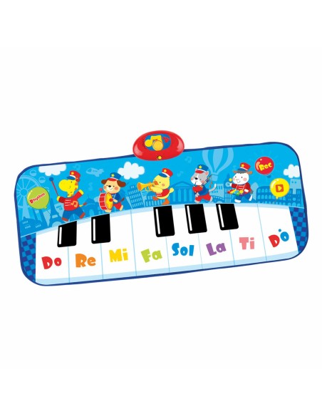 Toy piano Winfun 90 x 0,5 x 38 cm Blue animals (6 Units)
