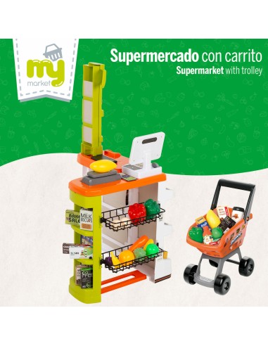 Toy Supermarket 50 x 82 x 42 cm 50 Pieces 2 Units