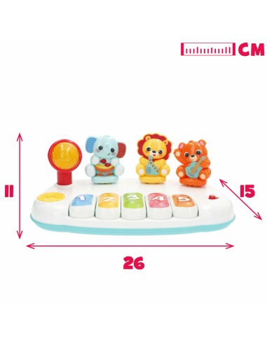 Toy piano Winfun 26 x 11 x 15 cm (4 Units)