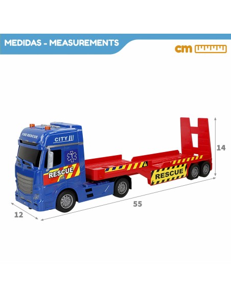 Vehicle Carrier Truck Speed & Go 55 x 17 x 12 cm (2 Units)