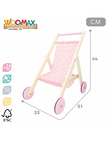 Doll Stroller 33 x 44 x 51 cm (2 Units)