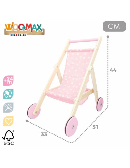 Doll Stroller 33 x 44 x 51 cm (2 Units)