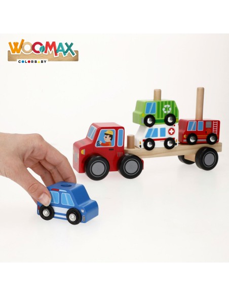 Truck Carrier and Cars 25 x 13 x 6 cm (6 Units)