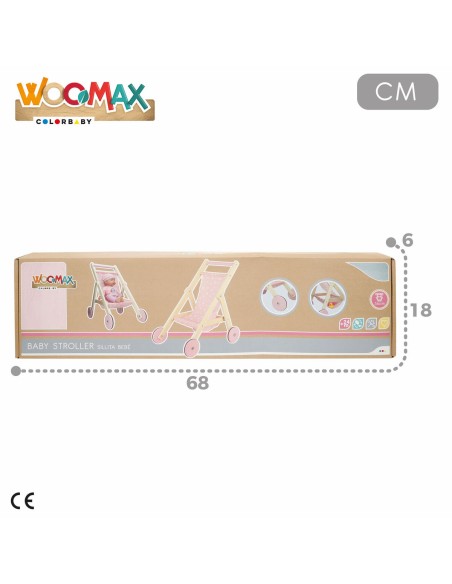 Doll Stroller 33 x 44 x 51 cm (2 Units)