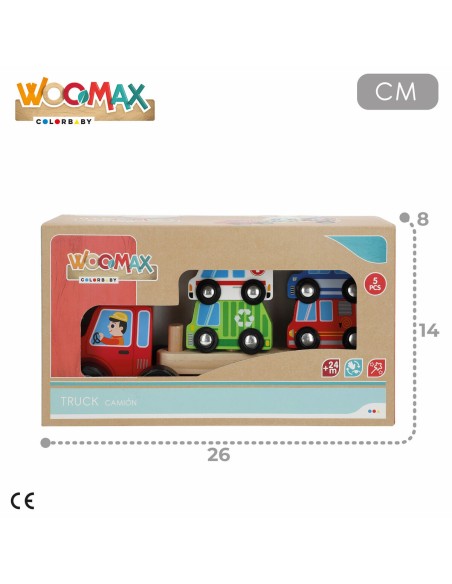 Truck Carrier and Cars 25 x 13 x 6 cm (6 Units)