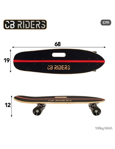 Skateboard Colorbaby CB Riders (2 Units)