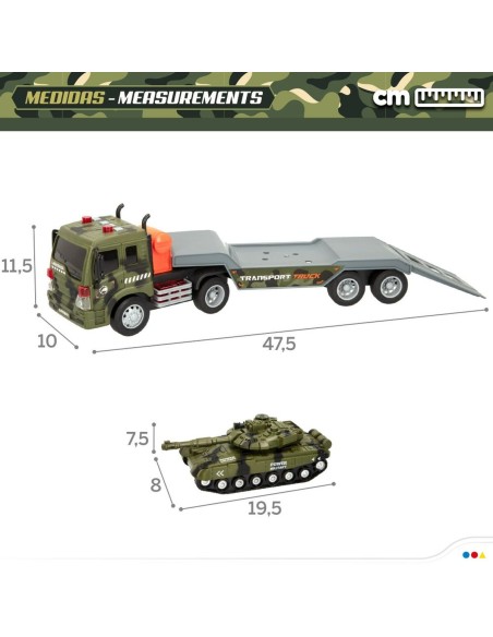 Vehicle Carrier Truck Speed & Go 47,5 x 11,5 x 10 cm (2 Units)
