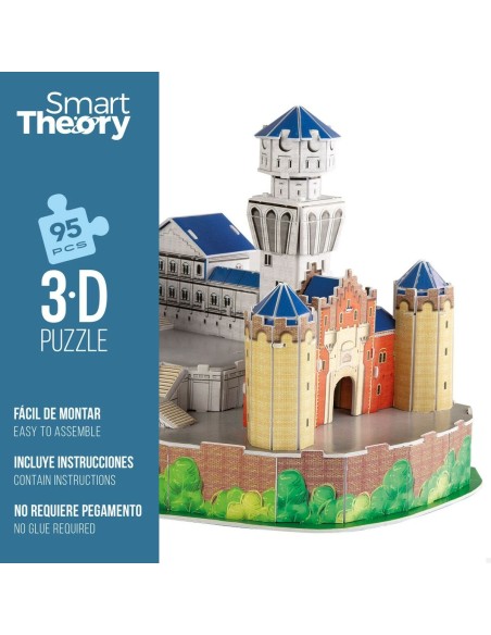 3D Puzzle Colorbaby New Swan Castle 95 Pieces 43,5 x 33 x 18,5 cm (6 Units)