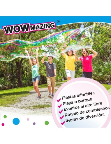 Soap bubble liquid WOWmazing 6,3 x 11,5 x 1,5 cm (24 Units)