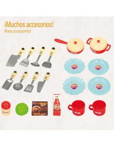 Toy kitchen Colorbaby 23 Pieces 37 x 47 x 23 cm