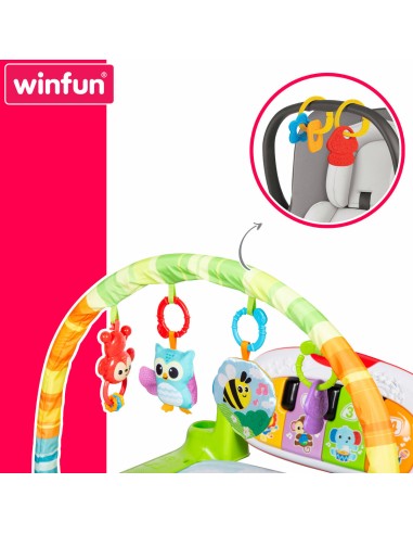 Play mat Winfun Cloth Plastic 63 x 43 x 91 cm (2 Units)