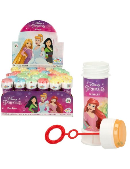 Bubble blower Disney Princess 60 ml 3,8 x 11,5 x 3,8 cm (216 Units)