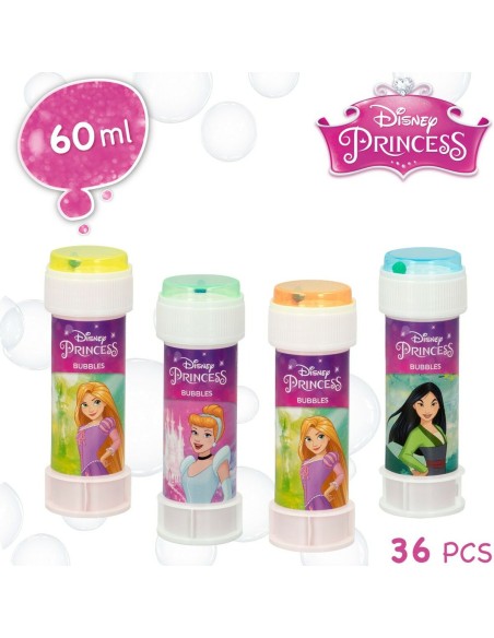Bubble blower Disney Princess 60 ml 3,8 x 11,5 x 3,8 cm (216 Units)