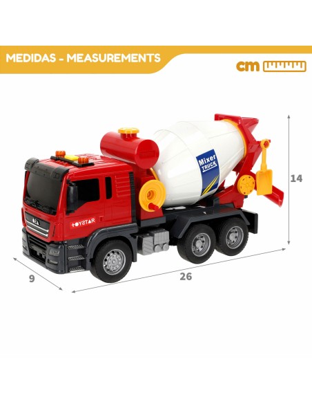 Concrete Mixer Lorry Speed & Go 26 x 14 x 9 cm (6 Units)