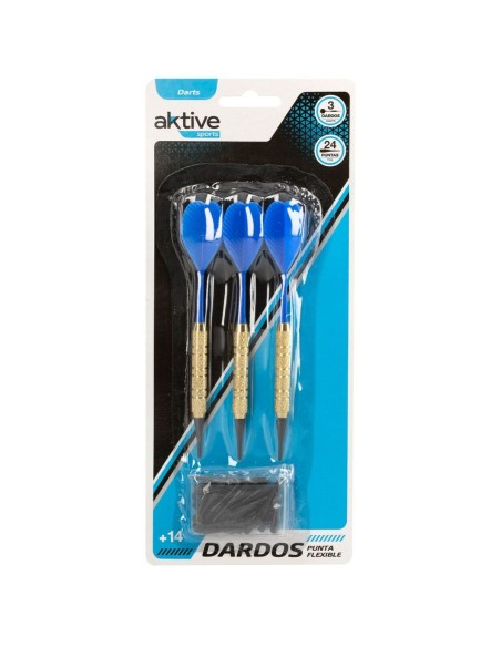 Darts Aktive 14 cm Metal Plastic 24 Units