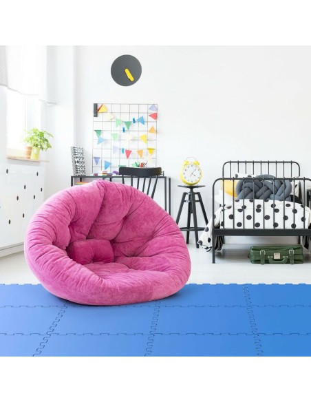 Child's Puzzle Aktive Blue 9 Pieces Eva Rubber 50 x 0,4 x 50 cm (4 Units)