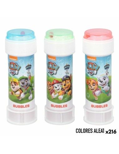 Bubble blower The Paw Patrol 60 ml 3,8 x 11,5 x 3,8 cm (216 Units)