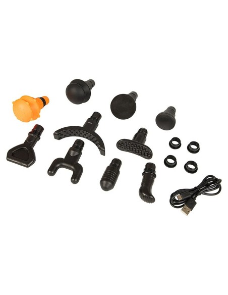Electric Handheld Massager Blow Wave 4000 Black Grey 2200 mAh