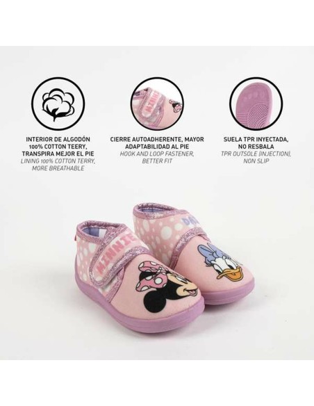 House Slippers Minnie Mouse Pink 25