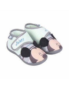 House Slippers Mickey Mouse Light Green 21