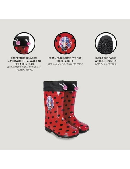 Children's Water Boots Lady Bug 27