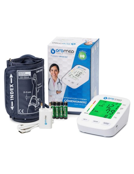 Arm Blood Pressure Monitor Oromed ORO-BP3+ zasilacz