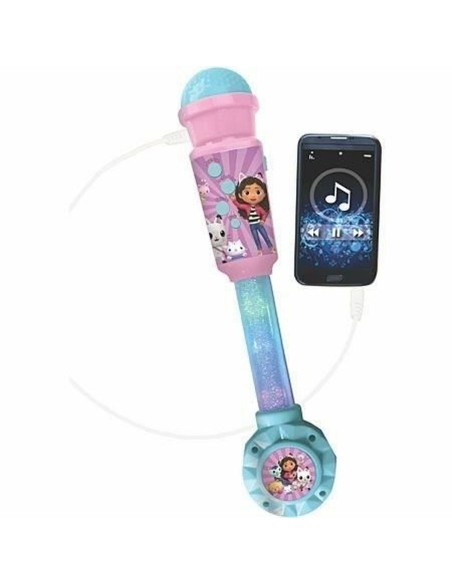 Karaoke Microphone Lexibook Gabby y la Casa Mágica