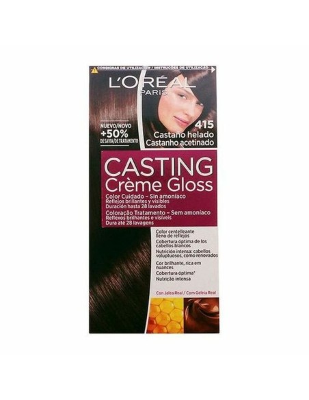Dye No Ammonia Casting Creme Gloss L'Oreal Make Up Casting Creme Gloss Frozen Chestnut 180 ml