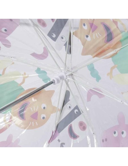 Umbrella Peppa Pig Ø 71 cm Transparent