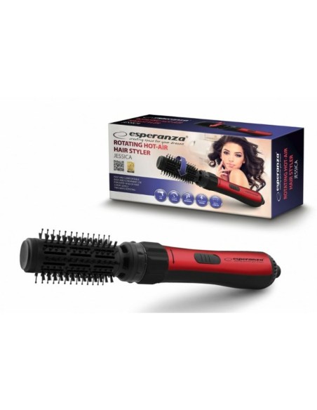 Brush Esperanza EBL008 Black Red Black/Red 1 Piece