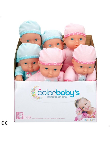 Baby Doll Colorbaby 26 cm 22,2 x 25 x 7 cm 12 Units