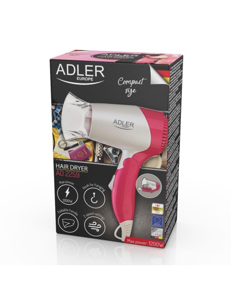 Hairdryer Adler AD 2259 Pink 1200 W
