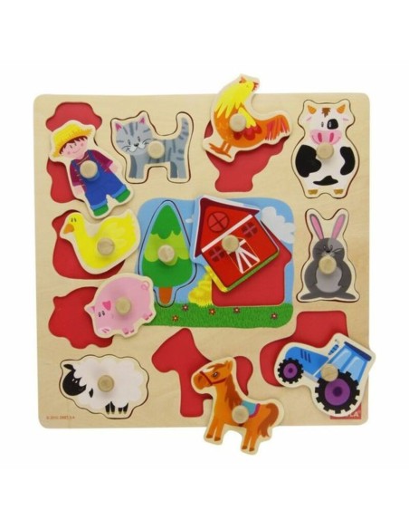 Child's Wooden Puzzle Goula 53025 (12 pcs)