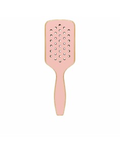 Detangling Hairbrush Ilū Bamboom Pink Squared 2