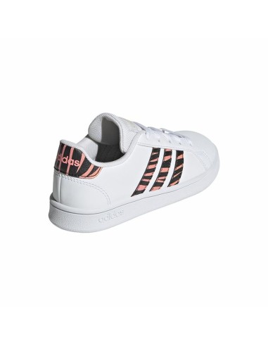 Sports Shoes for Kids Adidas Grand Court Print White