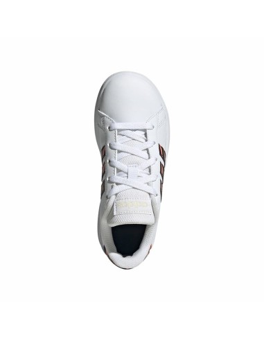 Sports Shoes for Kids Adidas Grand Court Print White