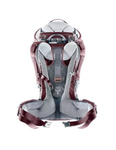 Baby Carrier Backpack Deuter KID COMFORT MARON Red 22 Kg