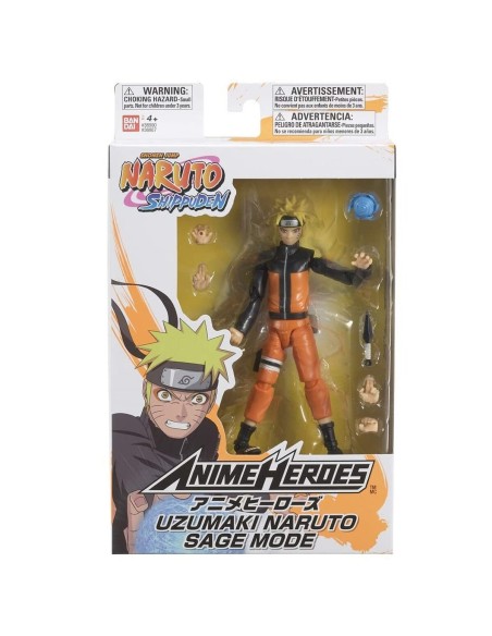 Jointed Figure Naruto Anime Heroes - Uzumaki Naruto Sage Mode 17 cm