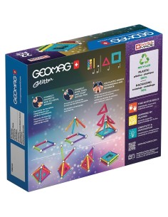 Playset Geomag Glitter (22 Pieces) 2