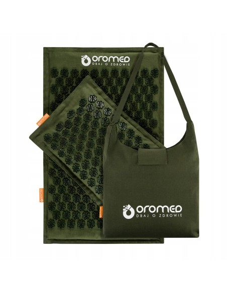 Padded Pressure Point Mat Oromed ORO-HEALTH Green 43 x 67 cm