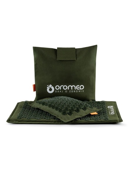 Padded Pressure Point Mat Oromed ORO-HEALTH Green 43 x 67 cm
